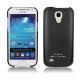 Funda de piel Samsung GT-i9190 Galaxy S4 mini - Noir ( Nappa - Black ) 
