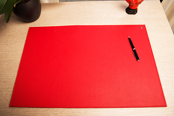 Sous main de bureau en cuir - Large 60 x 40 cm
