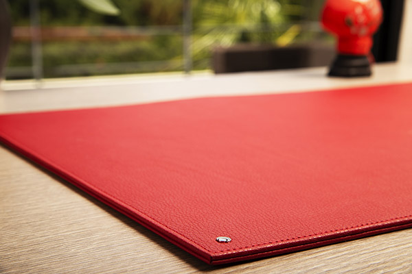 Tappetino da scrivania in pelle - Grande 60 x 40 cm