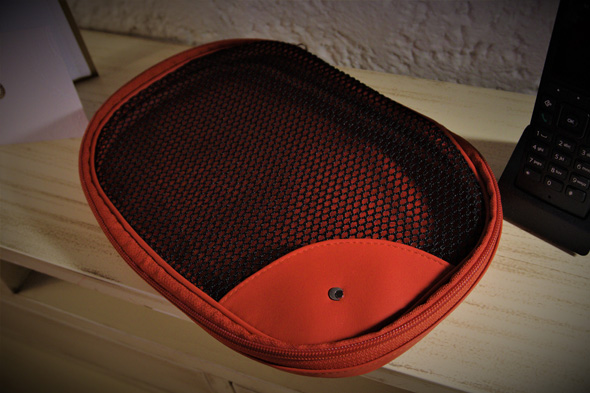 Leather pouch for laptop cables XXL