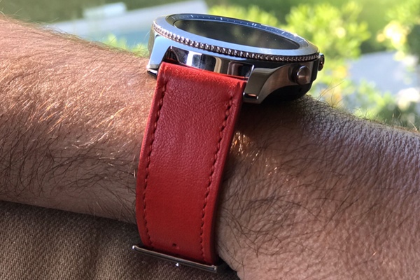 Leather strap for a smart watch - 22 mm - Griffe 1