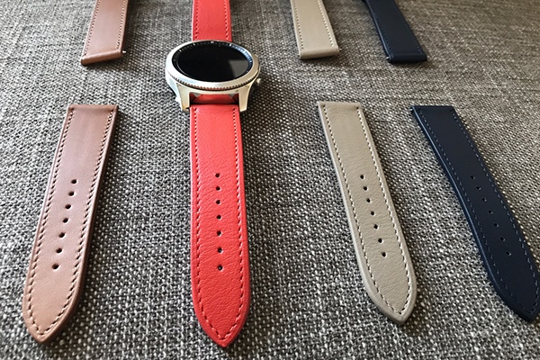 Leather strap for a smart watch - 22 mm - Griffe 1