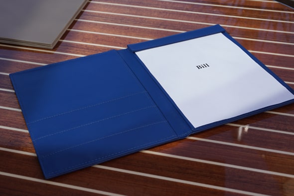 Hotel document folder