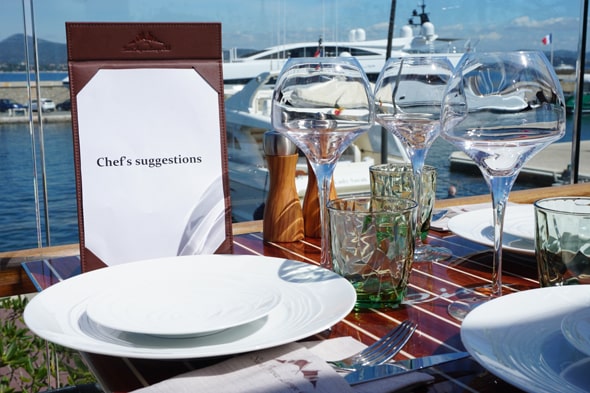 A5 Format table top menu holder