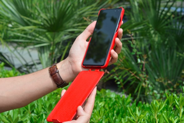 Housse cuir Samsung Galaxy S10 5G