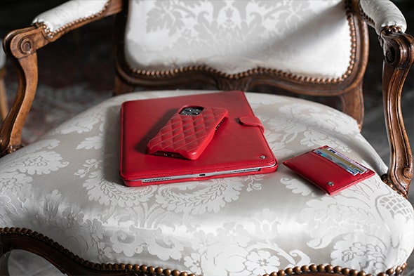 Capa em pele Apple iPad Pro 12.9' (2020)