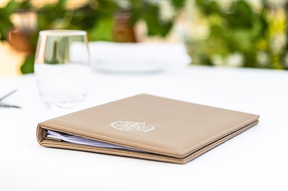 Menu ristorante sistema a vite - A5