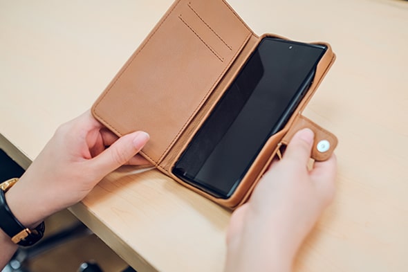 Custodia in pelle Google Pixel 6