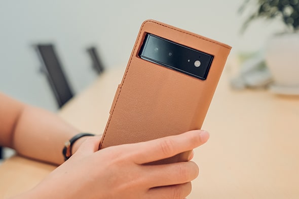 Custodia in pelle Google Pixel 6