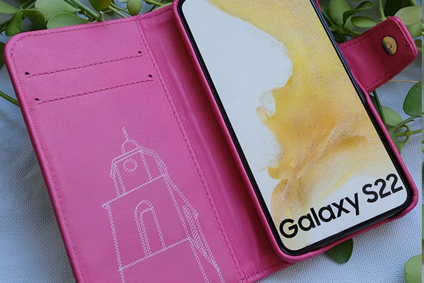 Housse cuir Samsung Galaxy S22