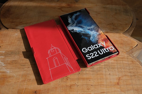 Lederschutzhülle Samsung Galaxy S22 Ultra