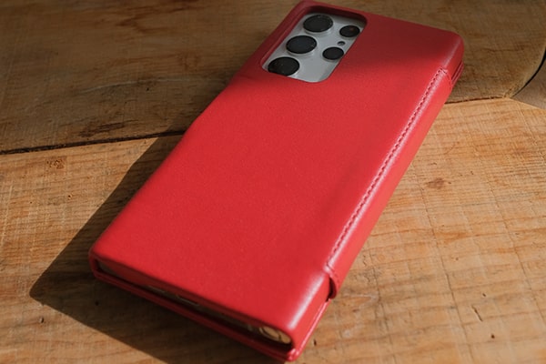 Custodia in pelle Samsung Galaxy S22 Ultra